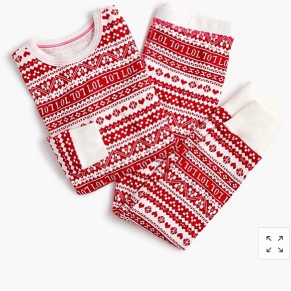 J. Crew Pajamas | J Crew Kids Pajama Fair Isle Holiday Christmas - Picture 1 of 5